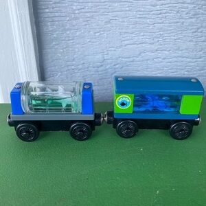 Thomas & Friends magnetic Train Aquarium Cars Shark and Octopus Sodor Water Car